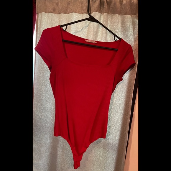 Elodie| Red Bodysuit - Picture 1 of 2